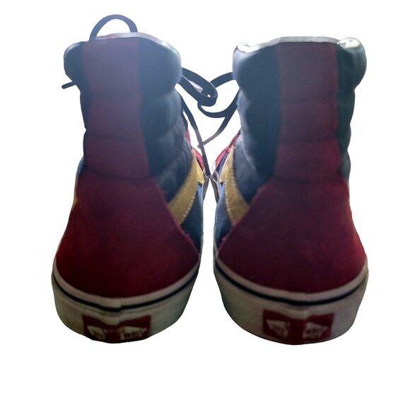 Vans Sk8-Hi OTW Multicolor Block Sneakers red suede Womens 8 Mens 6.5 - Picture 10 of 16